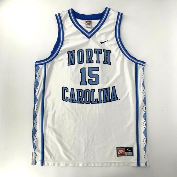 Vintage 90s Nike Team North Carolina Tar Heels Vince Carter #15 Jersey Size XL